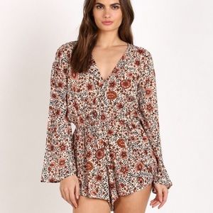 Amuse Society Floral Romper